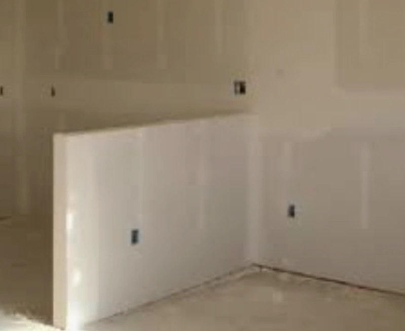 colocação de drywall na parede