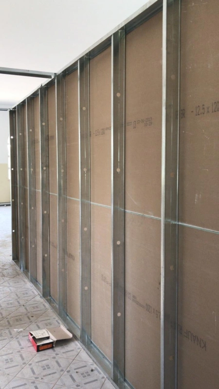 colocação de drywall parede